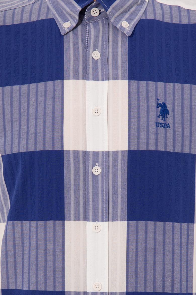 Erkek Mavi Uzun Kollu Gömlek - 50248204028