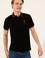 Erkek Siyah Polo Yaka Basic T-Shirt