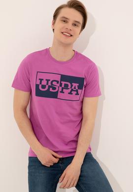 Erkek Menekşe Bisiklet Yaka Tişört - 50247339162