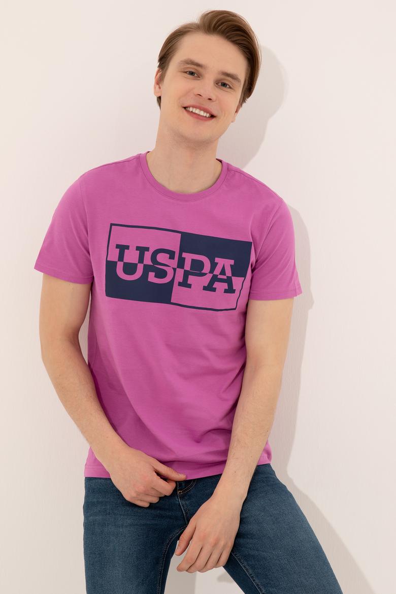 Erkek Menekşe Bisiklet Yaka Tişört - 50247339162