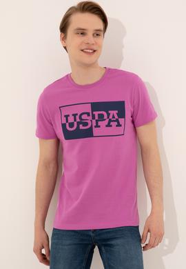 Erkek Menekşe Bisiklet Yaka Tişört - 50247339162