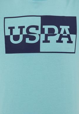 Erkek Turkuaz Bisiklet Yaka Tişört - 50247339202