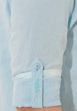 Erkek Turkuaz Uzun Kollu Gömlek - 50246340018