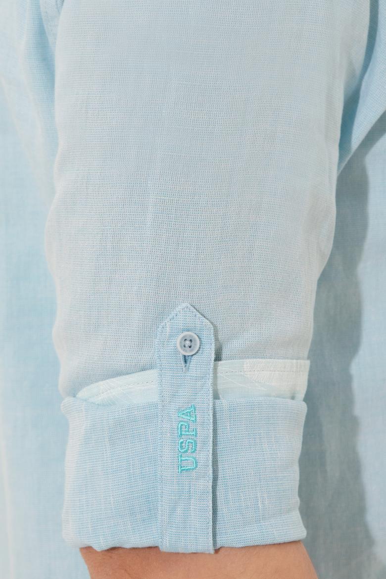 Erkek Turkuaz Uzun Kollu Gömlek - 50246340018