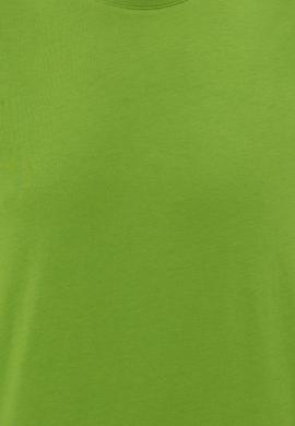 Erkek Elma Yeşili Bisiklet Yaka Tişört - 50248615014