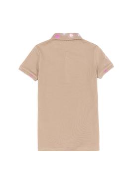 Kız Çocuk Haki Basic Polo Yaka Tişört - 50246795046