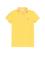 Kız Çocuk Açık Sarı Basic Polo Yaka Tişört