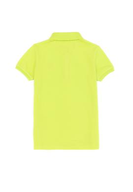 Kız Çocuk Fıstık Yeşili Basic Polo Yaka Tişört - 50246800091