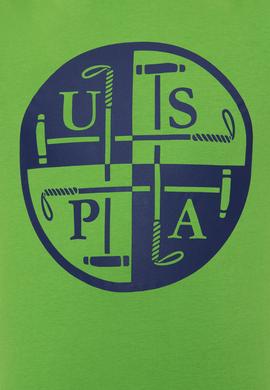 Erkek Elma Yeşili Bisiklet Yaka Tişört - 50247330059