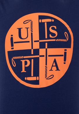 Erkek Lacivert Bisiklet Yaka T-Shirt - 50247330018