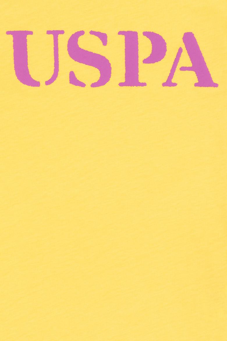 Çocuk Açık Sarı Bisiklet Yaka Tişört - 50248206002