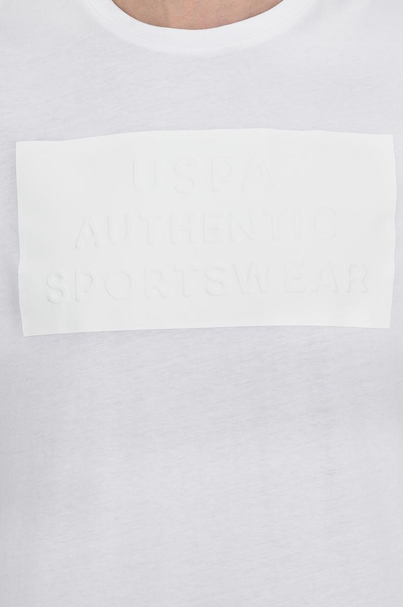 Erkek Beyaz Bisiklet Yaka Tişört