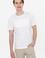 Erkek Beyaz Bisiklet Yaka Tişört