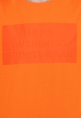 Erkek Turuncu Bisiklet Yaka Tişört - 50248581037