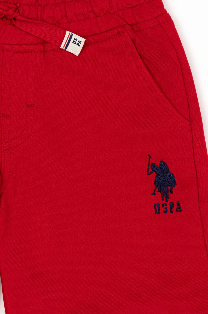 Çocuk Kırmızı Örme Şort