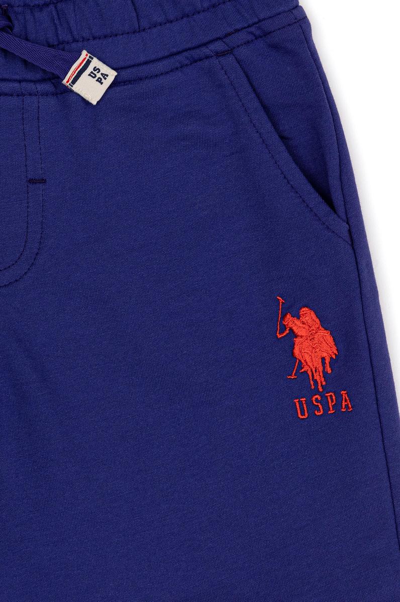 Çocuk Mavi Örme Şort