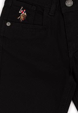 Erkek Çocuk Siyah Kanvas Pantolon - 50249294039