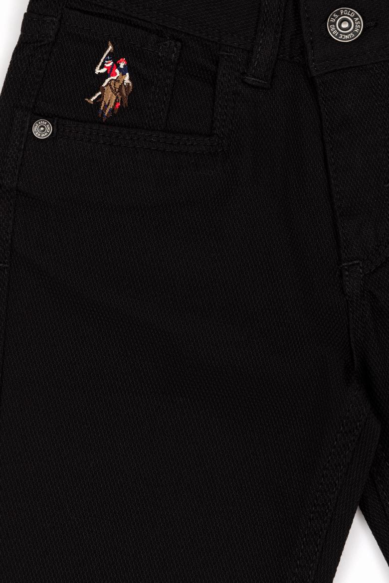 Erkek Çocuk Siyah Kanvas Pantolon - 50249294039