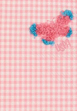 Kız Çocuk Pembe Dokuma Elbise - 50246417004