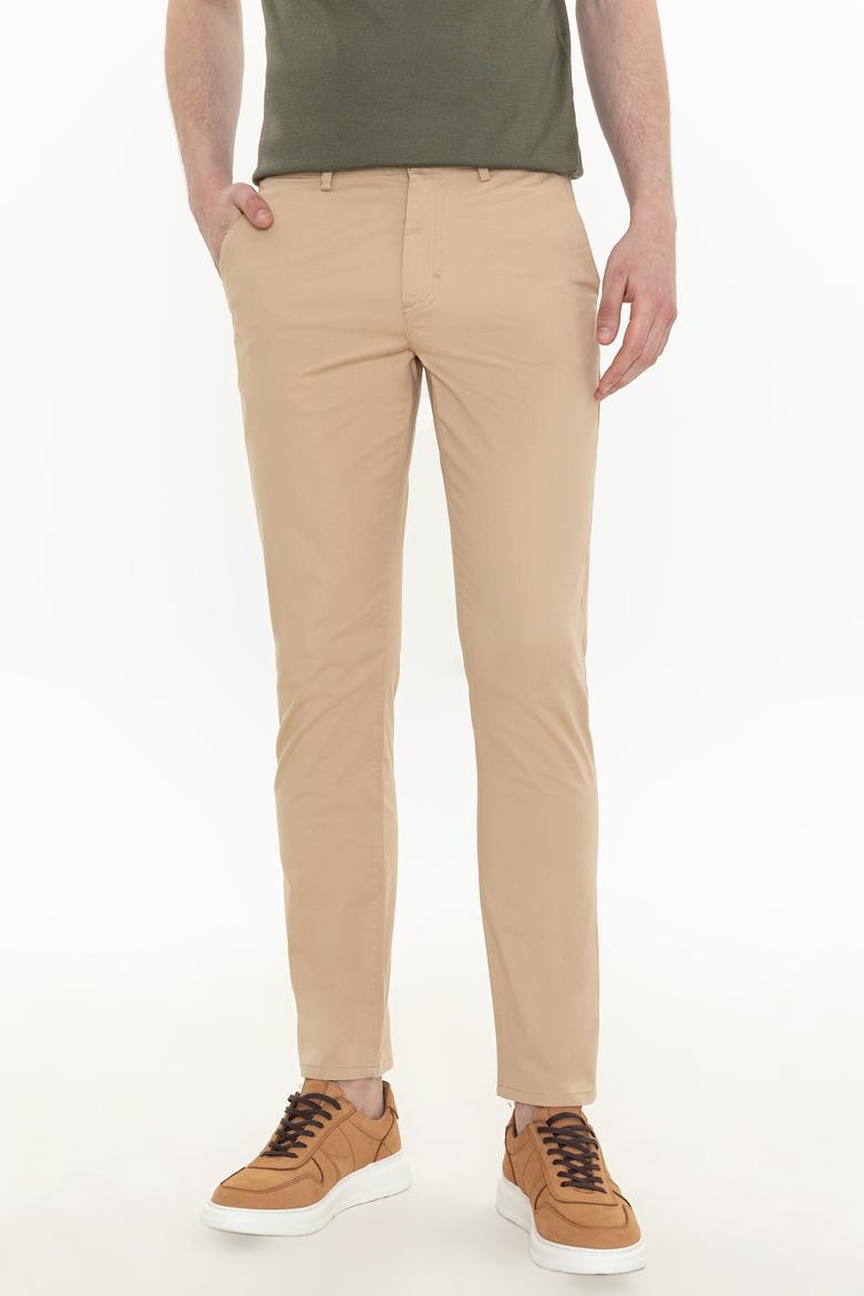 Erkek Slim Fit Kum Kanvas Pantolon - 50246122014