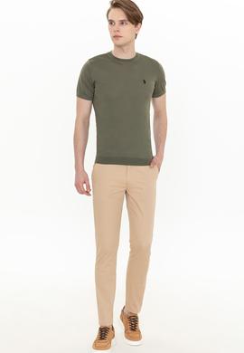 Erkek Slim Fit Kum Kanvas Pantolon - 50246122014