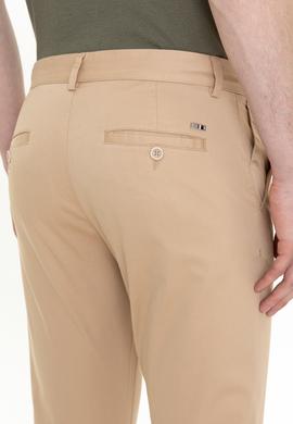 Erkek Slim Fit Kum Kanvas Pantolon - 50246122014