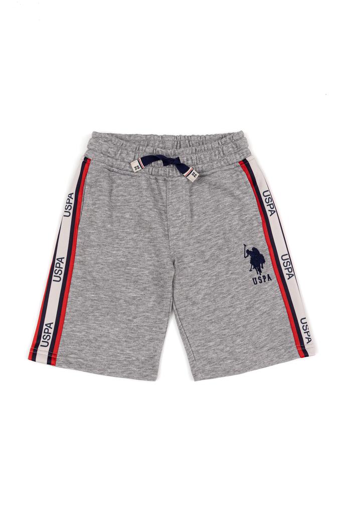 Çocuk Gri Melanj Örme Şort