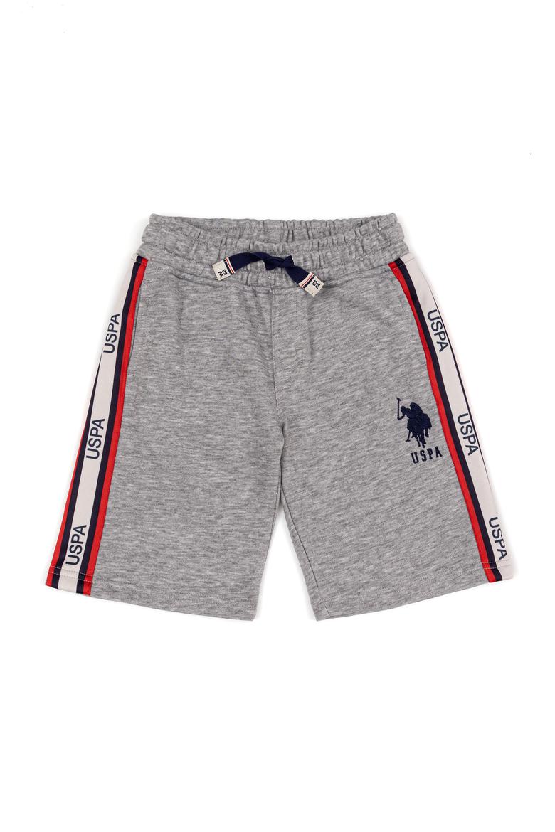 Çocuk Gri Melanj Örme Şort