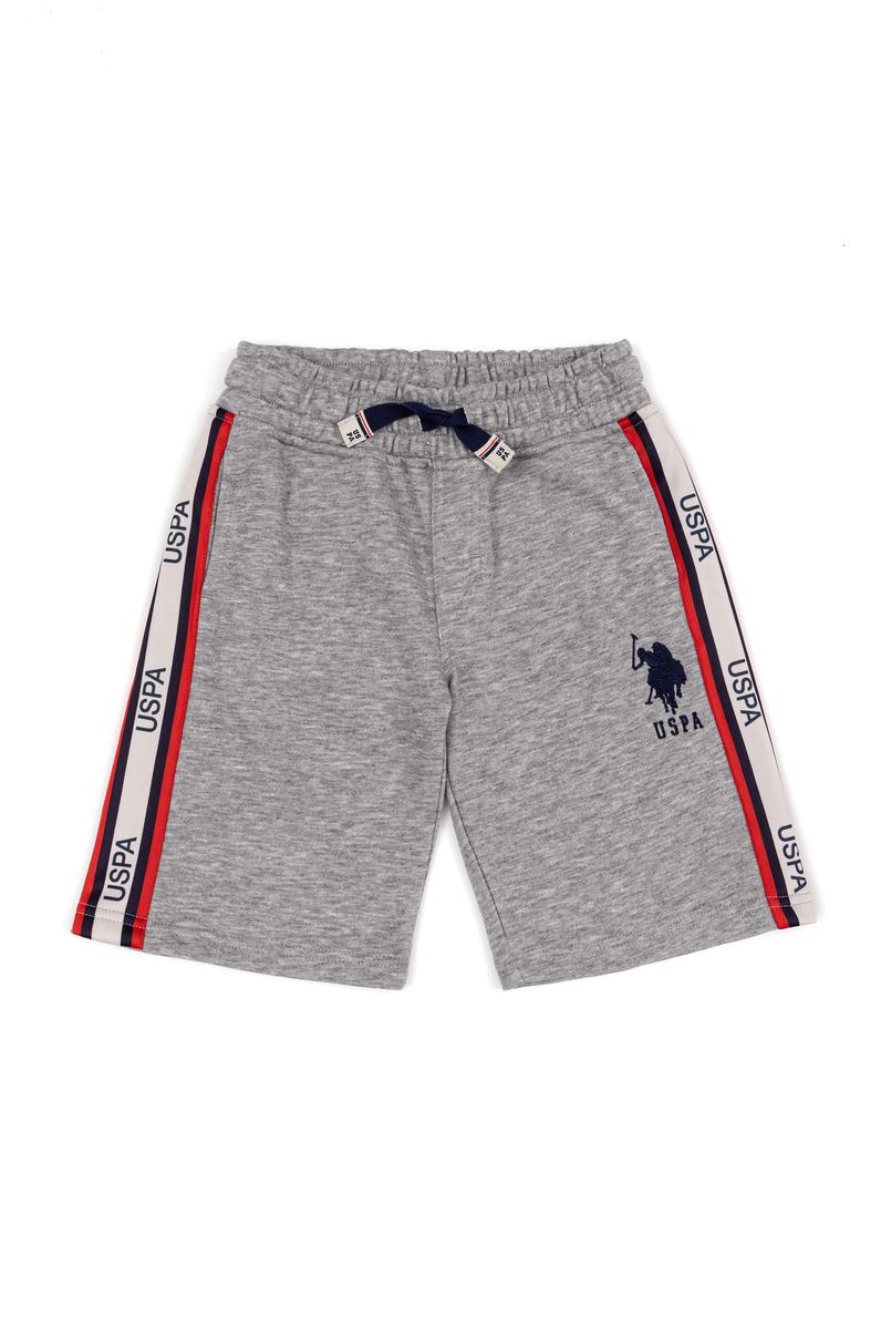 Çocuk Gri Melanj Örme Şort