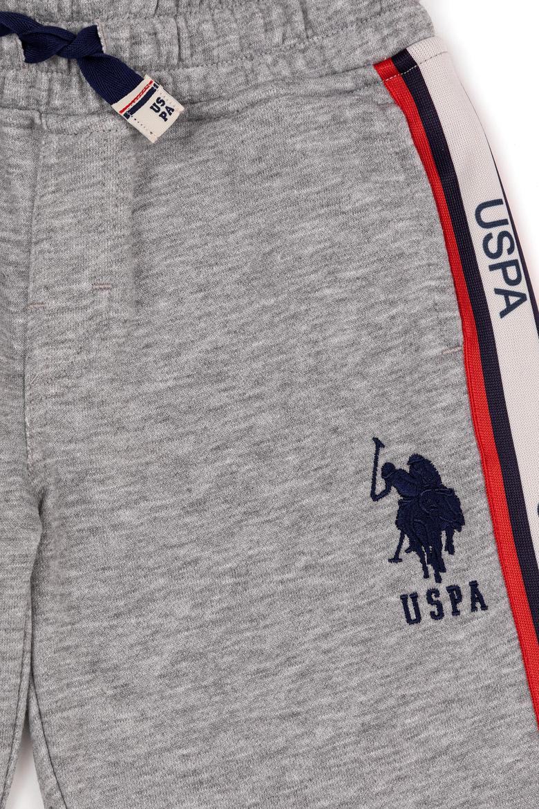 Çocuk Gri Melanj Örme Şort - 50249282016