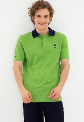 Erkek Elma Yeşili Polo Yaka Tişört - 50247373288