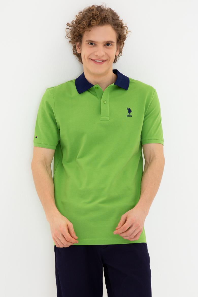 Erkek Elma Yeşili Polo Yaka Tişört - 50247373288