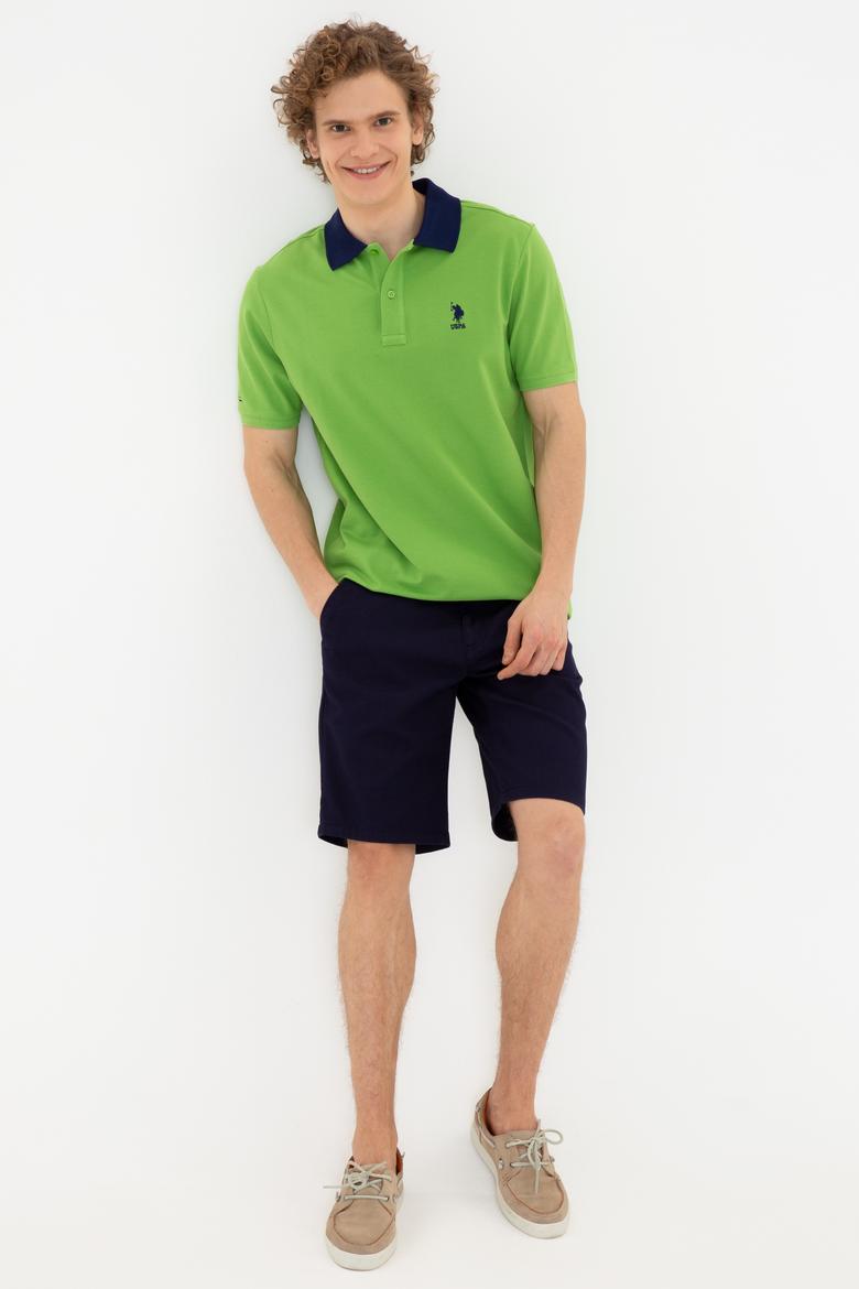 Erkek Elma Yeşili Polo Yaka Tişört - 50247373288