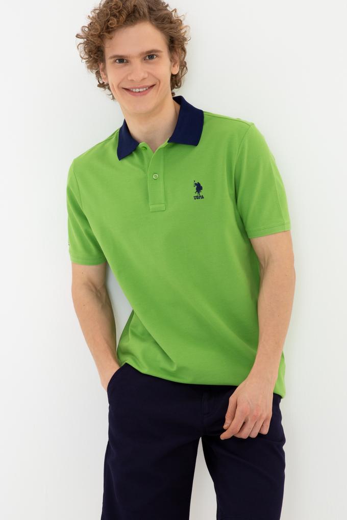 Erkek Elma Yeşili Polo Yaka Tişört