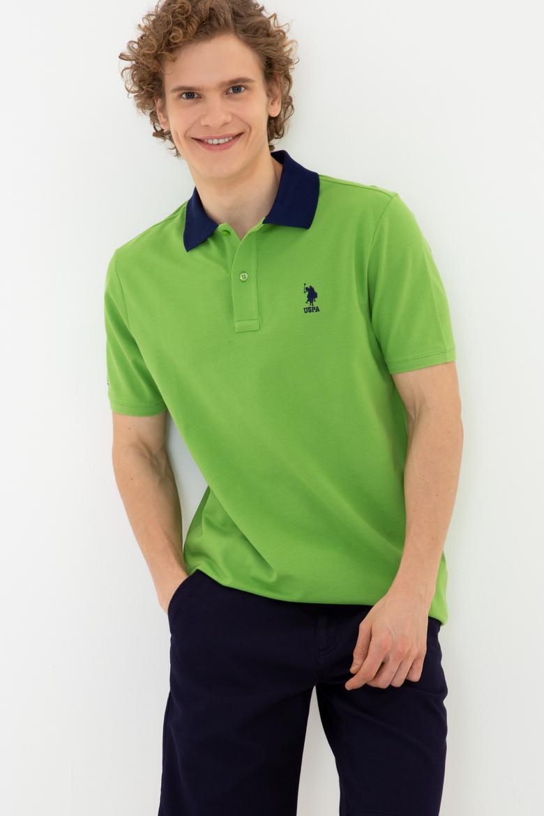 Erkek Elma Yeşili Polo Yaka Tişört