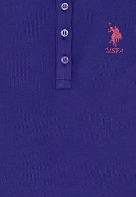 Kız Çocuk Mavi Basic Polo Yaka Tişört - 50246795094