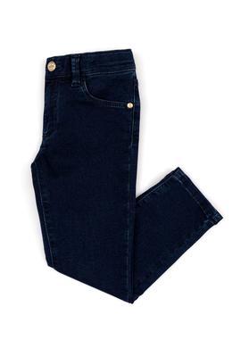 Kız Çocuk Koyu Mavi Jean Pantolon - 50249628006