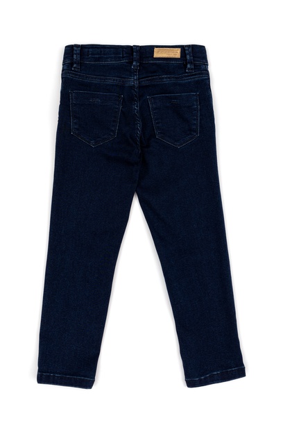 Kız Çocuk Koyu Mavi Jean Pantolon