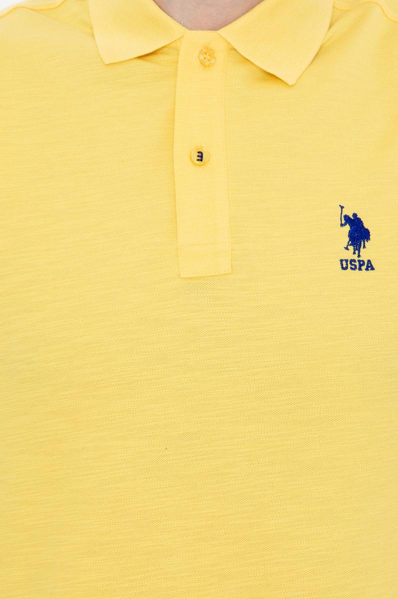 Erkek Açık Sarı Polo Yaka Tişört