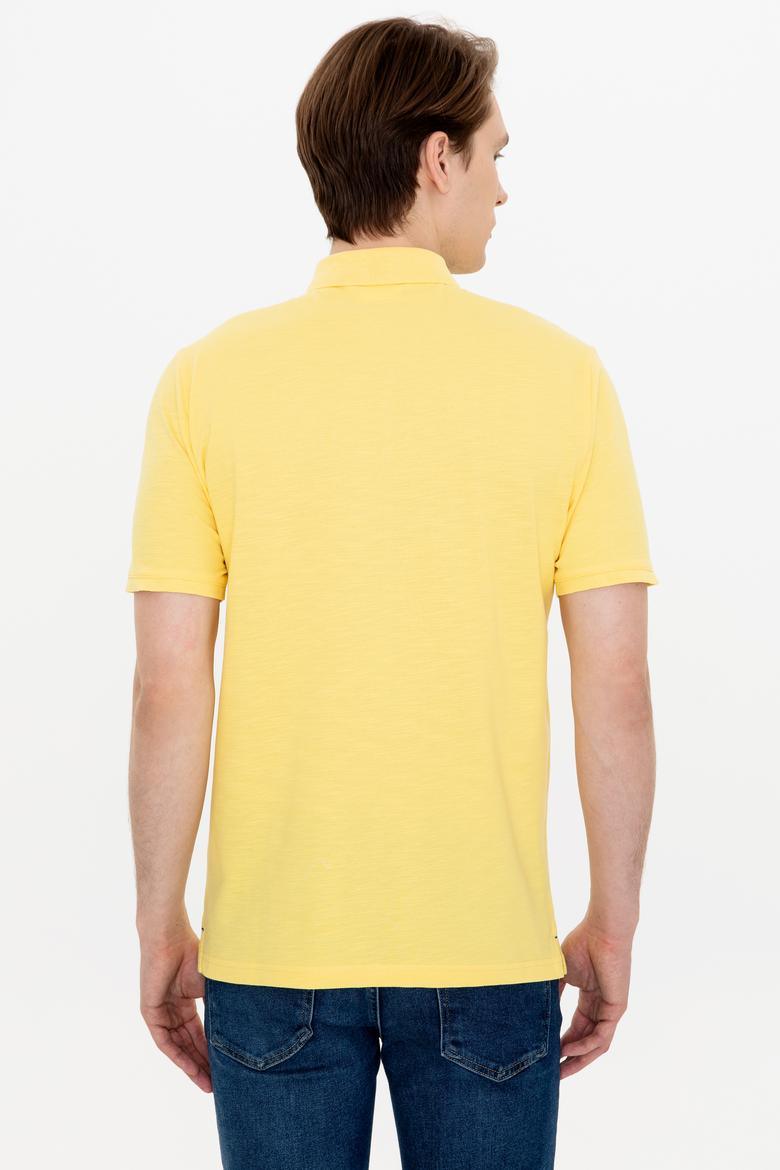 Erkek Açık Sarı Polo Yaka Tişört - 50249157020