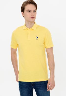 Erkek Açık Sarı Polo Yaka Tişört - 50249157020