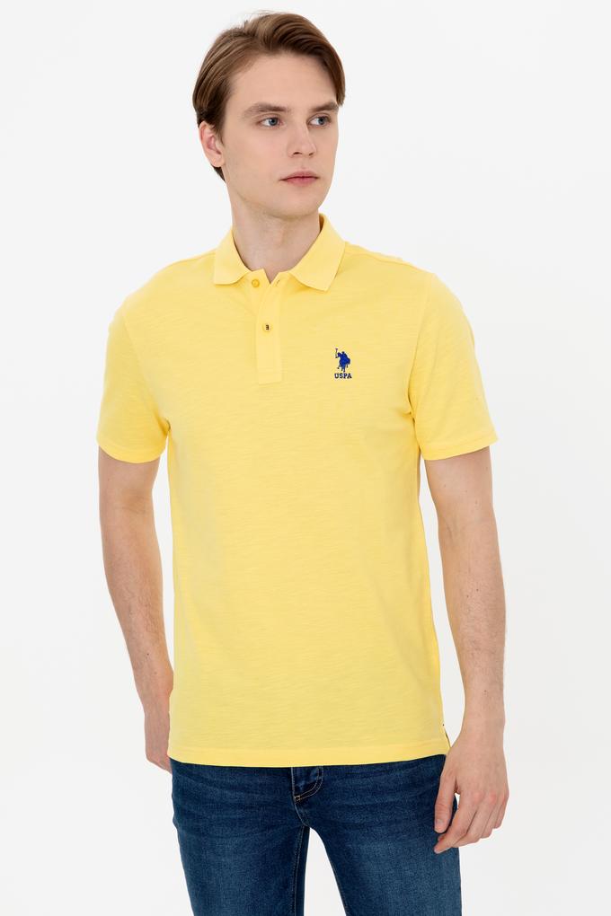 Erkek Açık Sarı Polo Yaka Tişört