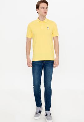 Erkek Açık Sarı Polo Yaka Tişört - 50249157020