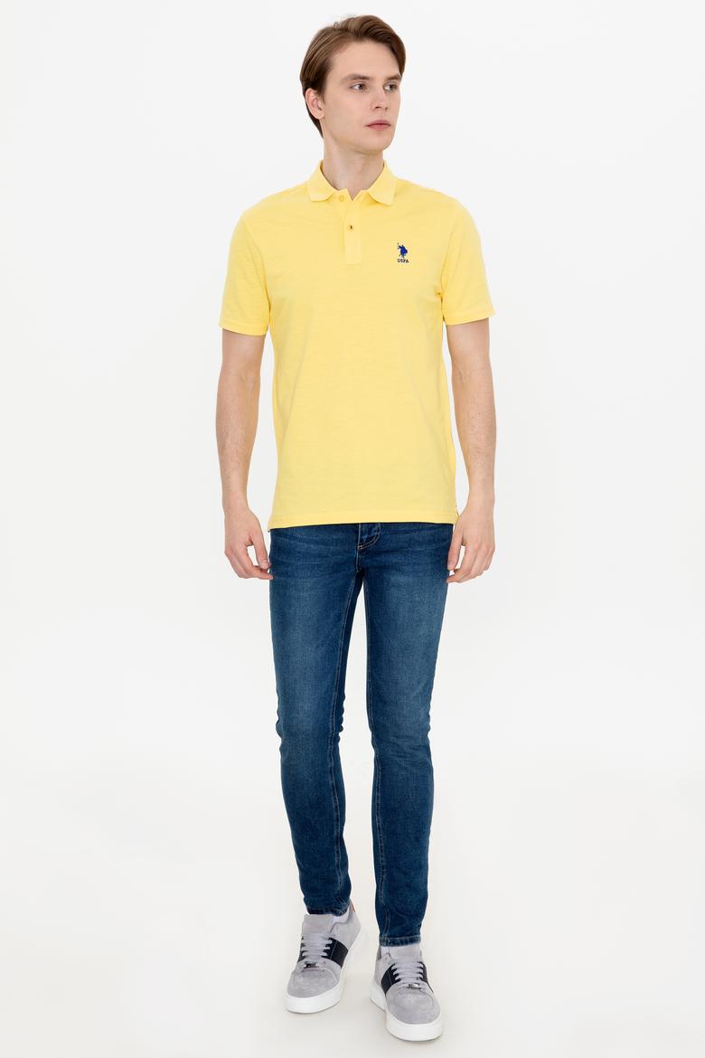 Erkek Açık Sarı Polo Yaka Tişört - 50249157020