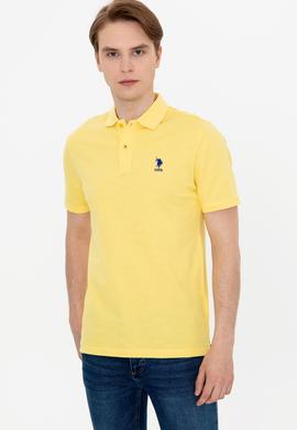 Erkek Açık Sarı Polo Yaka Tişört - 50249157020