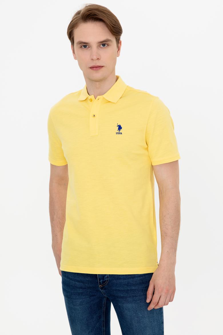 Erkek Açık Sarı Polo Yaka Tişört - 50249157020