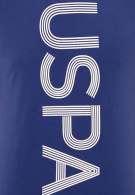 Erkek Mavi Bisiklet Yaka T-Shirt - 50247332205