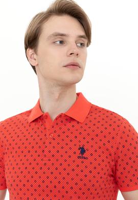 Erkek Kırmızı Polo Yaka Tişört - 50248938034