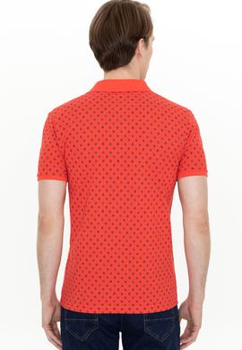 Erkek Kırmızı Polo Yaka Tişört - 50248938034