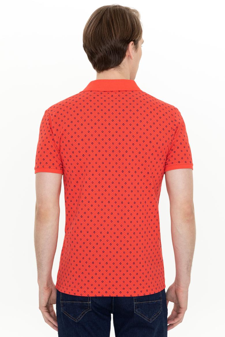 Erkek Kırmızı Polo Yaka Tişört - 50248938034